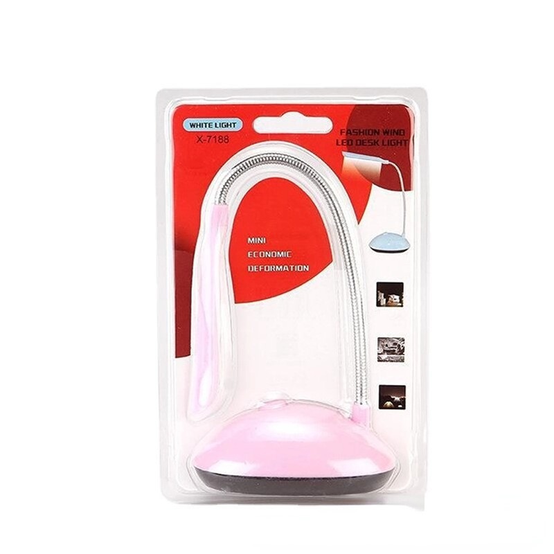 Protección de los ojos aprendizaje regalo pequeña lámpara de mesa plegable batería creativa dimmable escritorio noche luz dormitorio LED lámpara de mesa lote