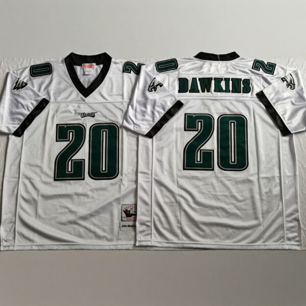 2026 NFL Retro Jersey, Eagles, Ness Embroidered, In Stock, Cross-border E-commerce