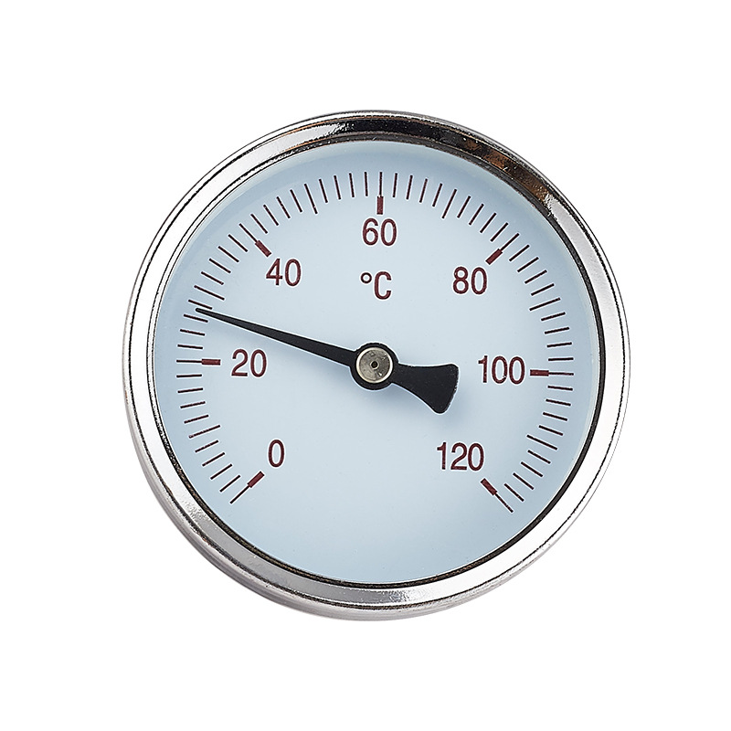 바이메탈 온도계 WSS-401 | 411 포인터 바이메탈 온도계 산업 보일러 파이프라인 온도계