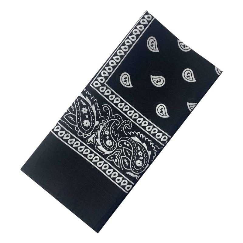 Factory direct 54cm cotton cashew flower square outdoor sports hip-hop hiphop trend cotton scarf spot