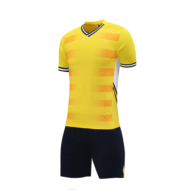 Prodyšný a suchý letní pánský tréninkový oblek s výstřihem do V a digitálním potiskem volné velikosti termosublimační krátké_voghion.com