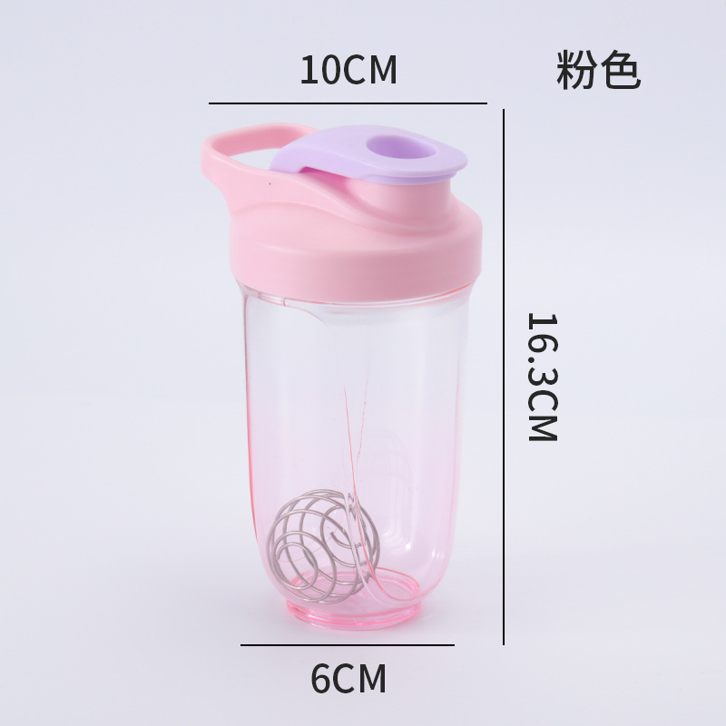 カスタマイズされたロゴ屋外ポータブルウォーターカッププラスチックケトル透明ボールミルクシェイク醸造カップフィットネススポーツシェイクカップ|undefined