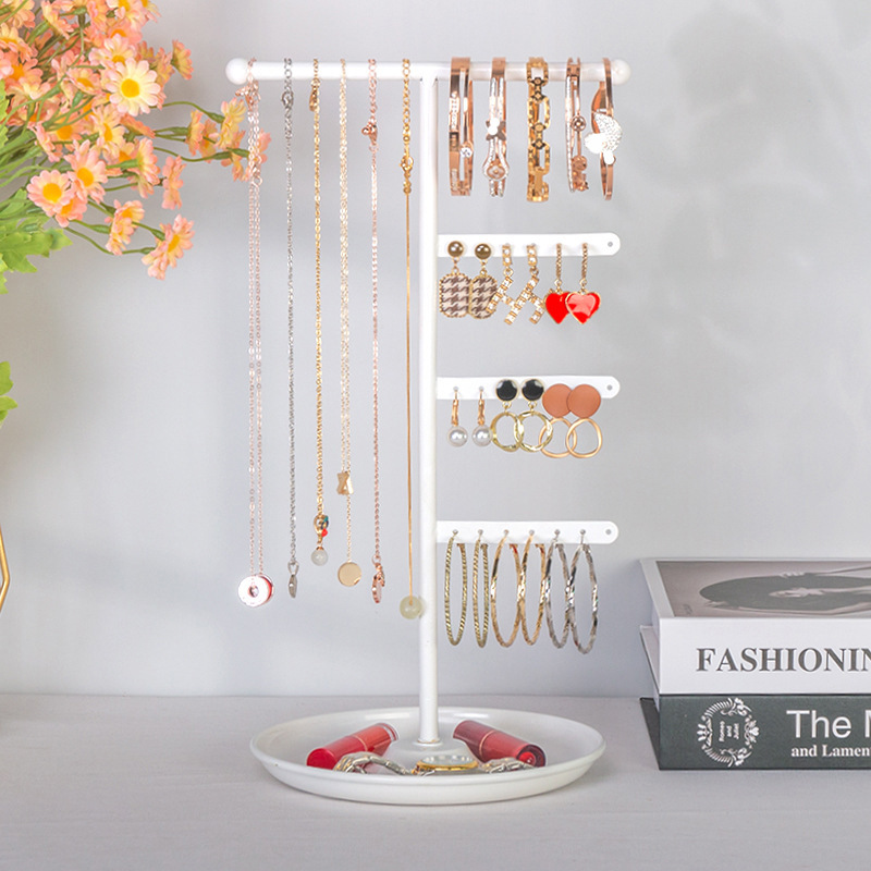 1 Pieza Metal Hierro Estilo Moderno Artístico Geométrico Exhibidor De Joyería Estante De La Joyería display picture 2