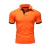 Summer new men's casual short-sleeved polo shirt