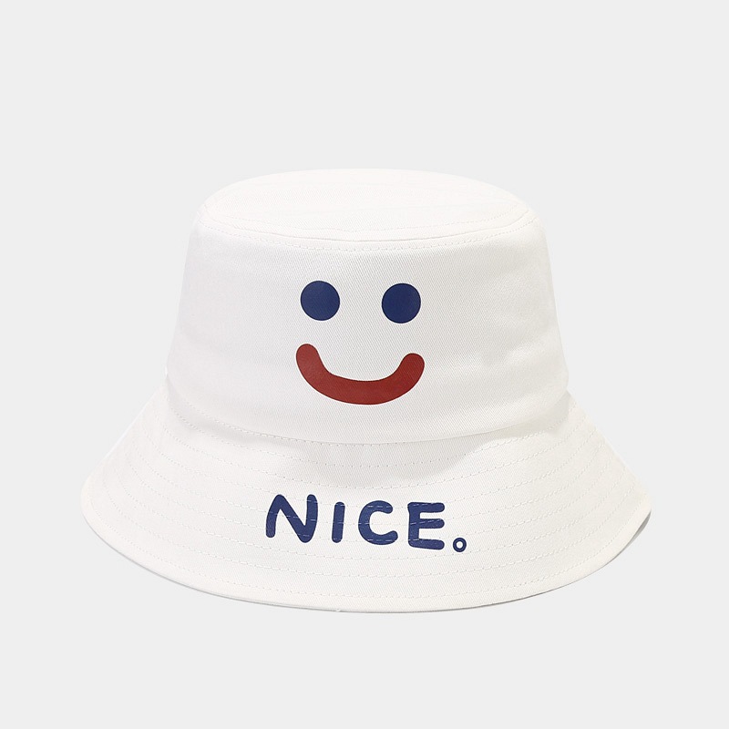 Estilo japonés artístico fresco sonriente carta sombrero de pescador mujer estilo coreano lindo estudiante pareja protección solar sol sombra cuenca sombrero