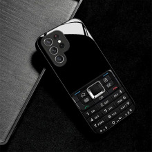 适用三星S24手机壳S25Ultr复古手机A17玻璃壳A90软边S23保护套A07