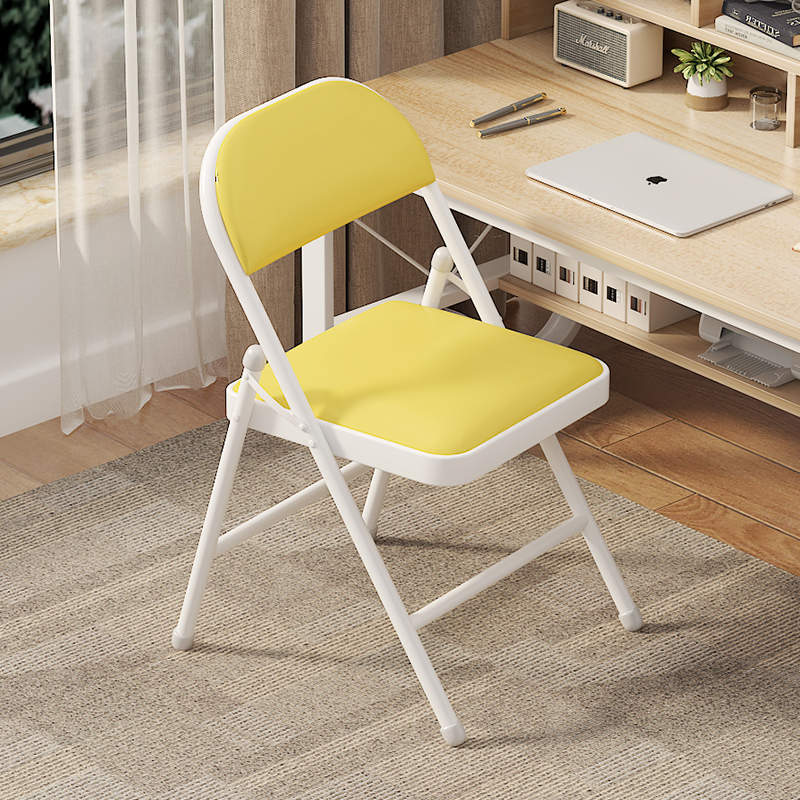 두꺼운 철판 베이스, 이중층 스폰지, 흰색 다리, 노란색 표면