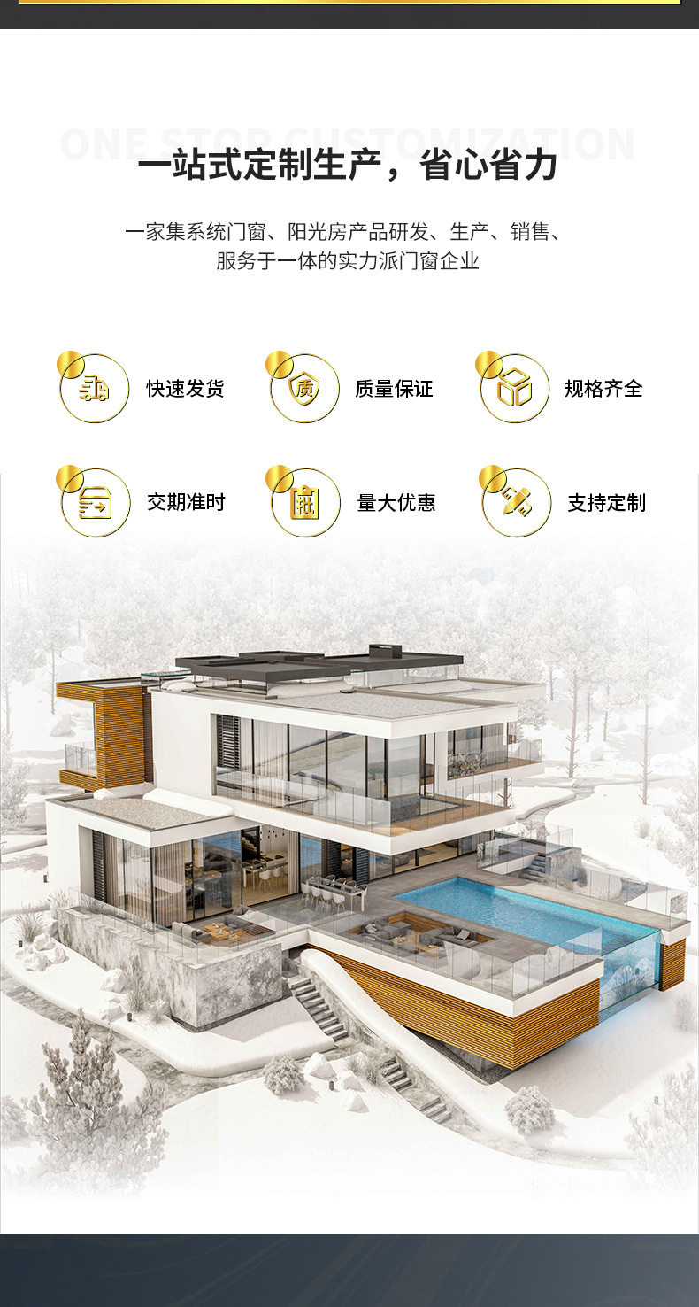 Окно антикварное Yiheng Doors and Windows 55мм одностекольное