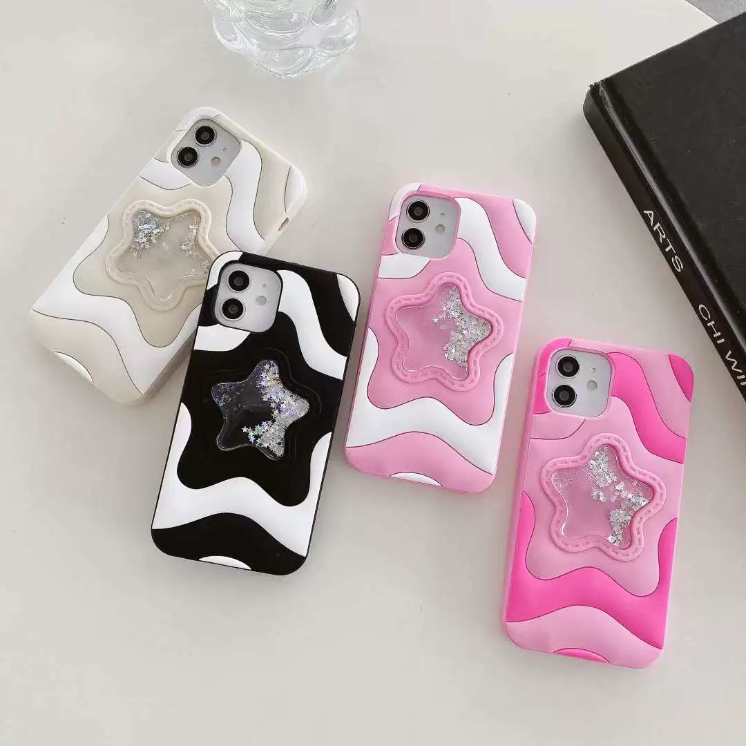 Чехол с зеркалом Tengyi Cloud Mirror для iPhone 6-14 Pro Max — пастельный рисунок облаков с зеркальным окном в форме облака