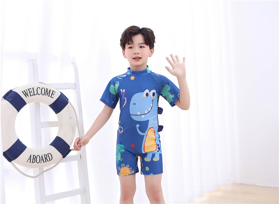 Boy's Simple Style Dinosaur Polyester One Pieces display picture 1