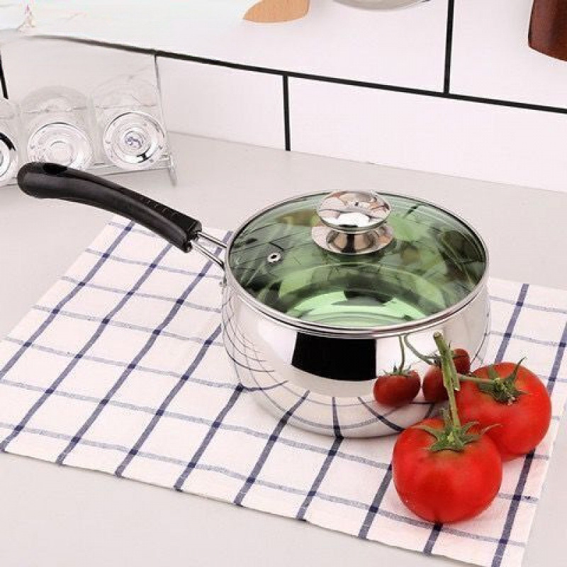 不锈钢奶锅宝宝辅食锅婴儿煎煮锅特厚316不粘无涂层小汤锅牛奶锅|undefined
