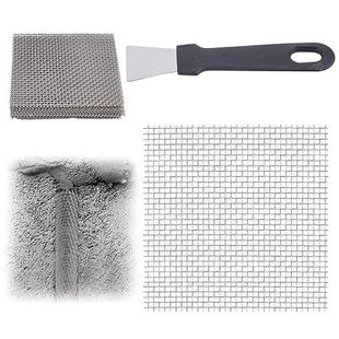 Stainless Steel Brick Bending Piece Hole Filler, Curved Window Weep Hole Cover Prevents Rats, Hornets, Lizards