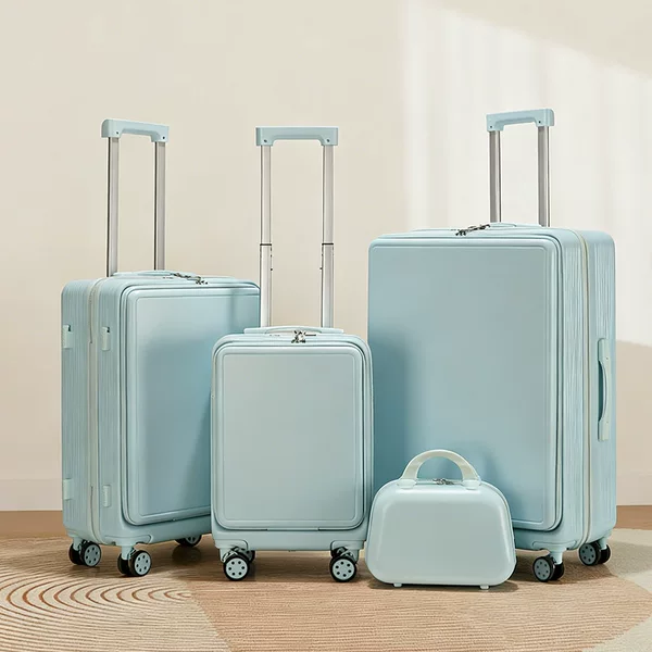 Front Opening Multi-Function 20inch Suitcase Set Trolley Suitcase 28inch Set Password Suitcase