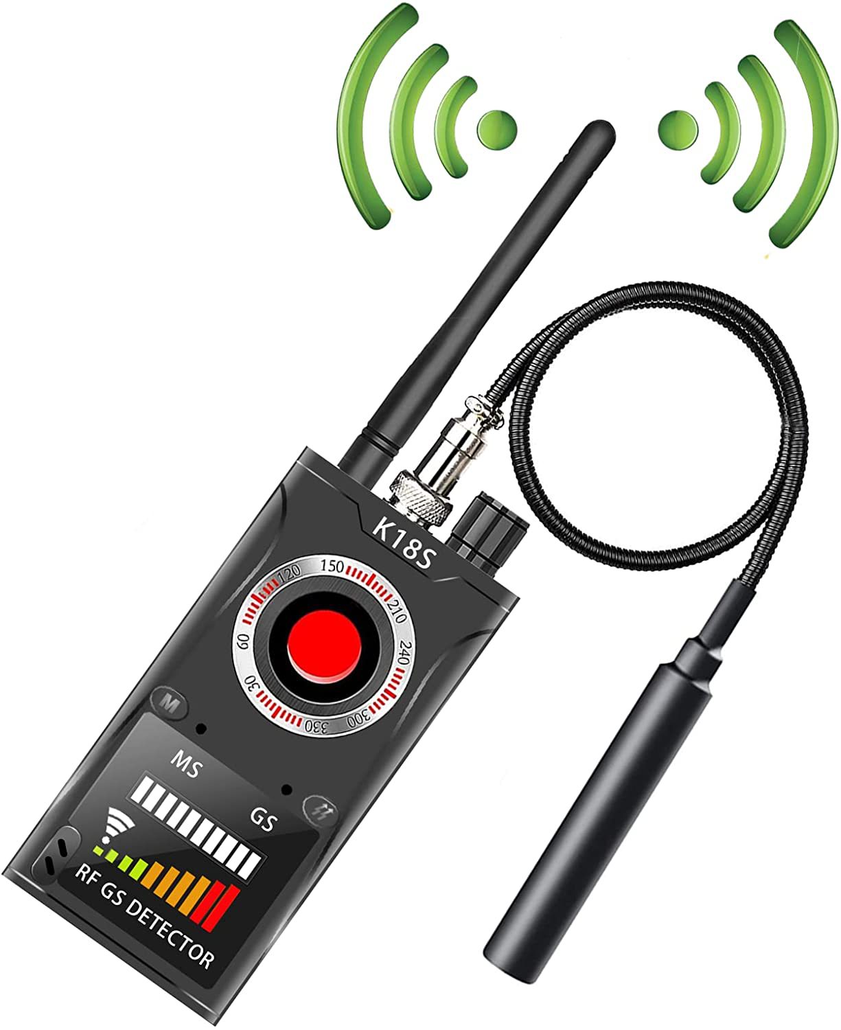 新款K18s 探测器 防监控防监听探测仪防定位跟踪无线信号扫描GPS