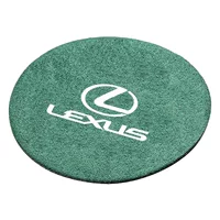 Подходит для автомобильного коврика Lexus, замшевая подставка, дверной прорезь, коврик для украшения салона автомобиля, нескользящий коврик