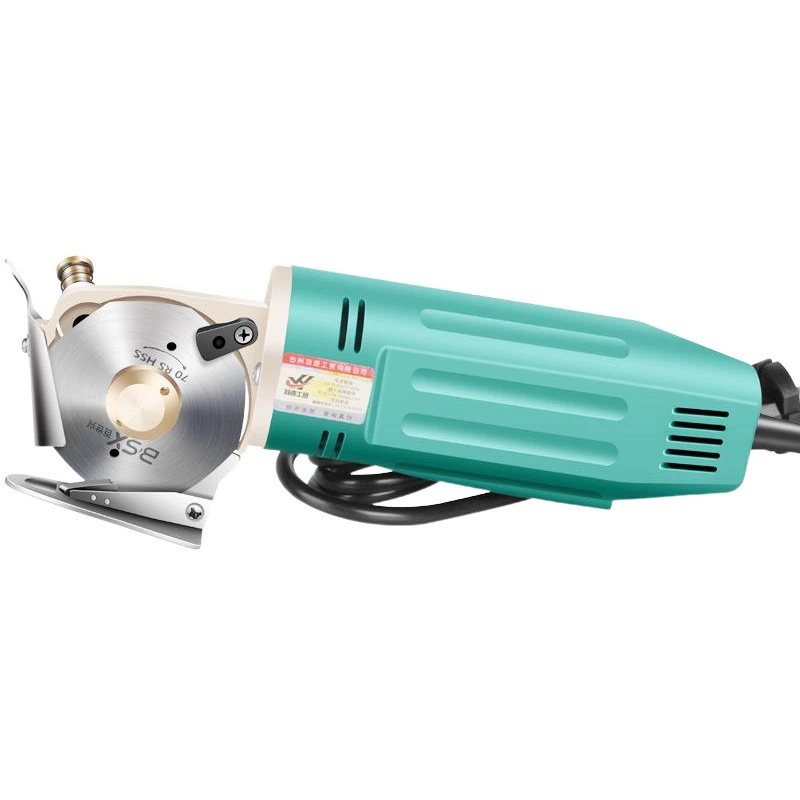 Электрический круглый нож для резки ткани/электрические ножницы/ножницы для резки Baishixing 70 Резка ткани для одежды маленькая WD-2