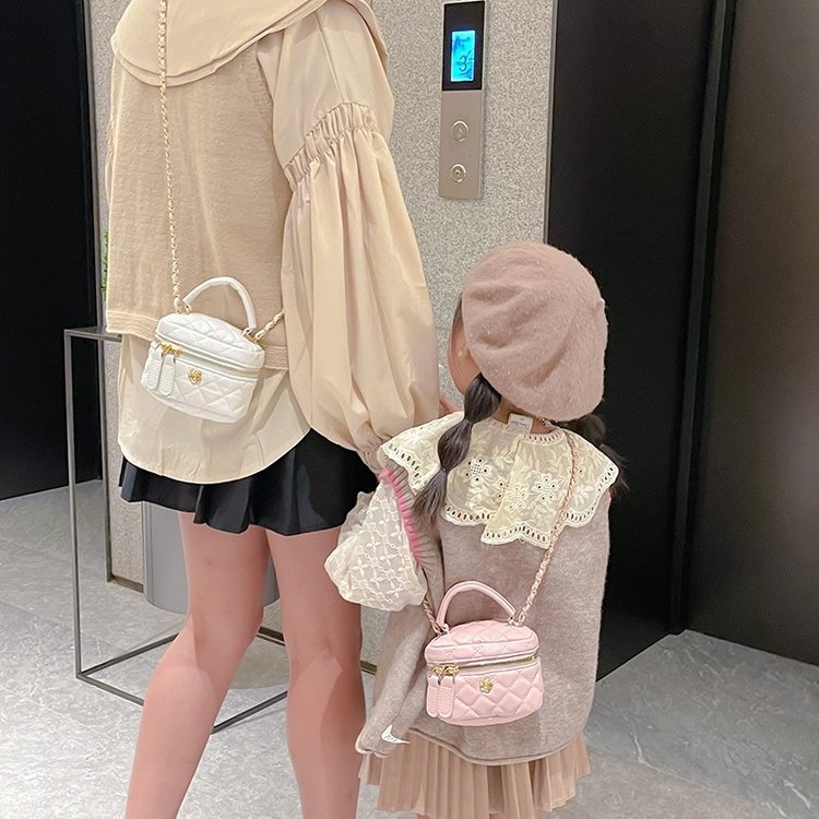 子供用女の子向けおしゃれミニバッグ、キュートなハンドバッグ、スタイリッシュなプリンセス風斜め掛けバッグ、小さなおしゃれなショルダーバッグ