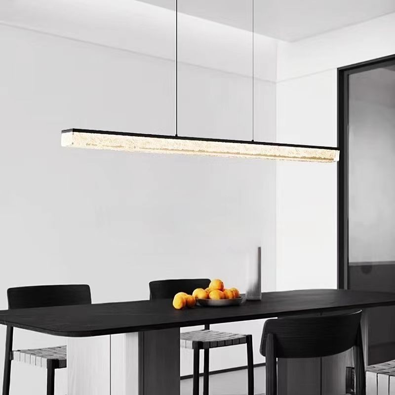 Comedor Glacier Italia sala de estar candelabros estilo nórdico simple led largo pasillo de luces creativas de alto nivel