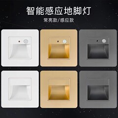 赤外线人体センサーフロアランプ夜ランプ壁ランプステップランプ组み込み型廊下階段ledフロアランプ