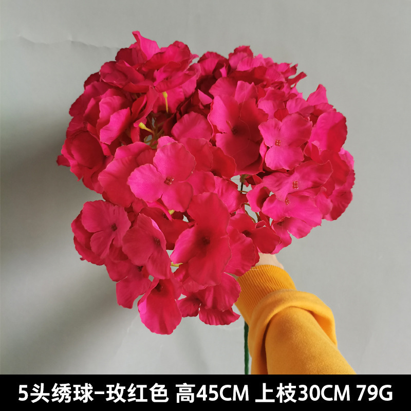 造花のアジサイのウェディングシーン装飾、花束、造花ブーケ、アジサイの造花、造花ブーケ、造花|undefined