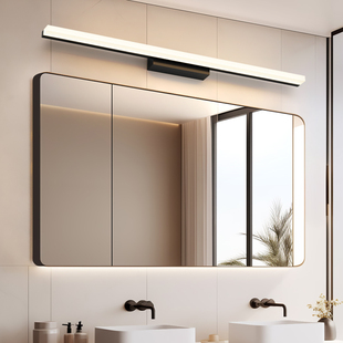 Mirror Headlight Bathroom Bathroom Cabinet Nordic Modern Minimalist Bedroom Makeup Vanity Mirror Light Fill Light
