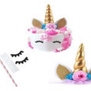 Fiesta de unicornio traje fiesta de cumpleaños traje desechable Placa de papel taza de papel tejido unicornio decoración del partido