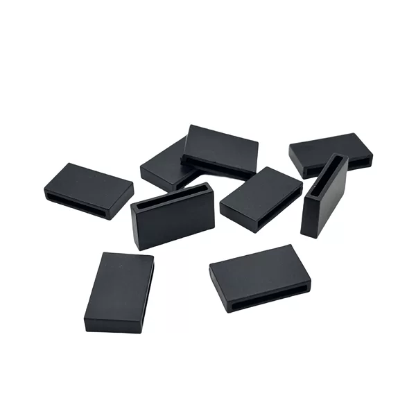 Factory Direct 2CM flat square buckle POM flat mouth buckle lanyard square buckle ribbon lanyard drawstring plastic square buckle adjustment