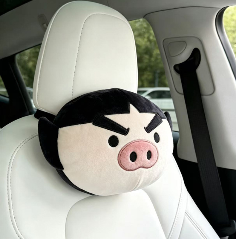 Little Policewoman Cartoon Cute Lady Car Headrest Comfortable Neck Pillow Cushion Personalized Stylish Car Headrest