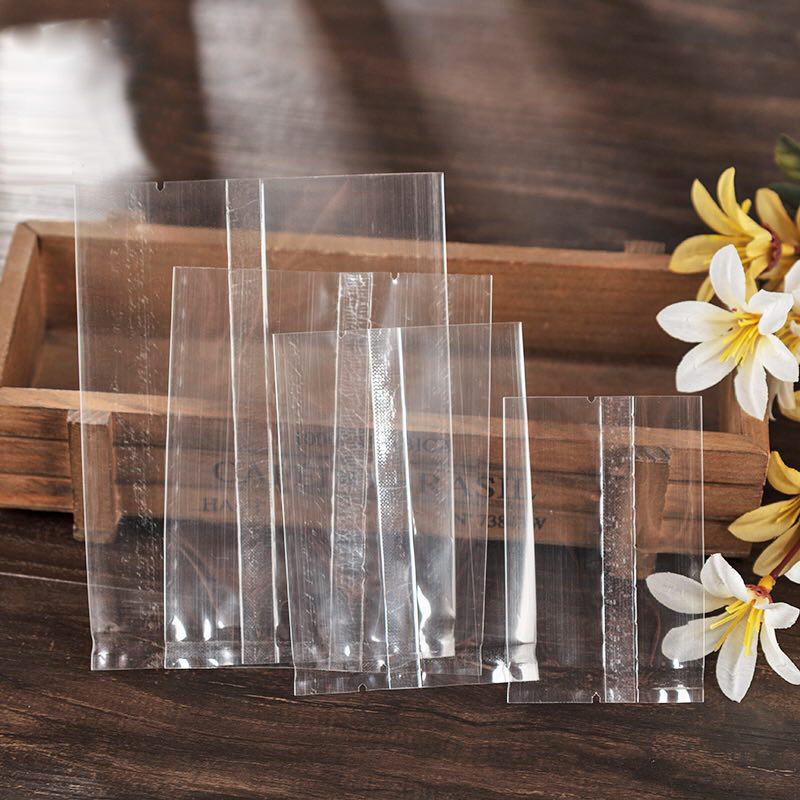 透明平口機封袋烘焙月餅袋曲奇餅乾蔓越莓牛軋餅雪花酥包裝袋批發