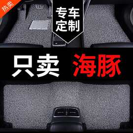 比亚迪海豚车2023款23专用汽车脚垫上层丝圈地毯耐脏地垫车垫香拓