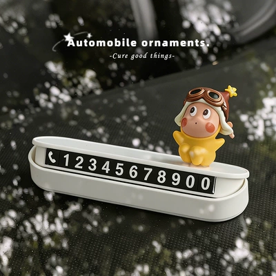 2026 New Model Pilot Car Nömrəli dayanma kartı - pilotwhite-mirror-parking-sign