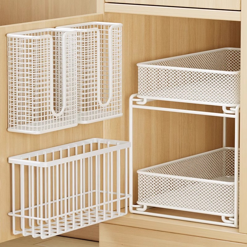 Estante Colgante de Almacenamiento de Metal para Armario y Dormitorio