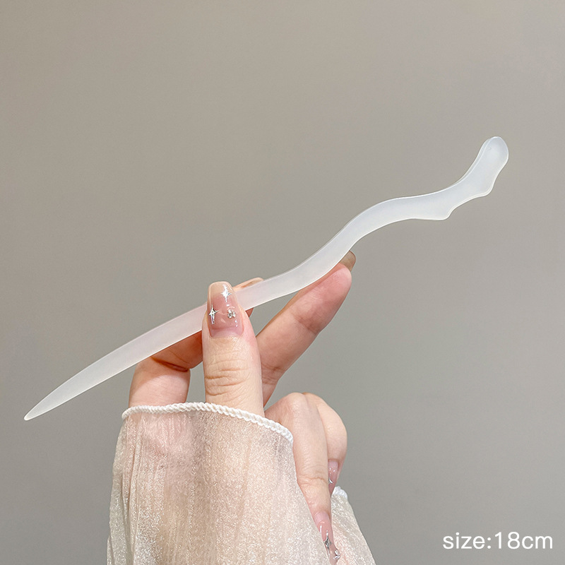 80 cabello del cielo de jade blanco (en bolsas)