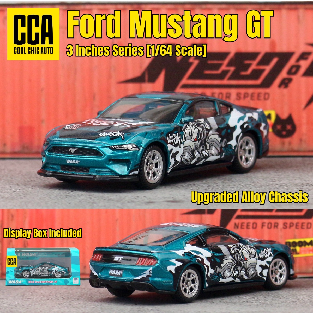 Ford Mustang GT-WASA Blue