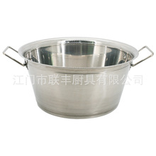 不锈钢洗米桶洗米箩洗米盆洗菜桶多用无孔