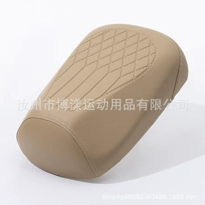 National standard thickened leather sun-proof Electric car cushion - brown-front-seat-new-national-standard