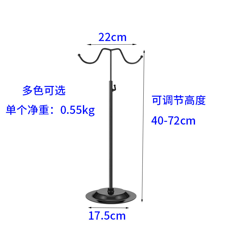 черный двойной крючок