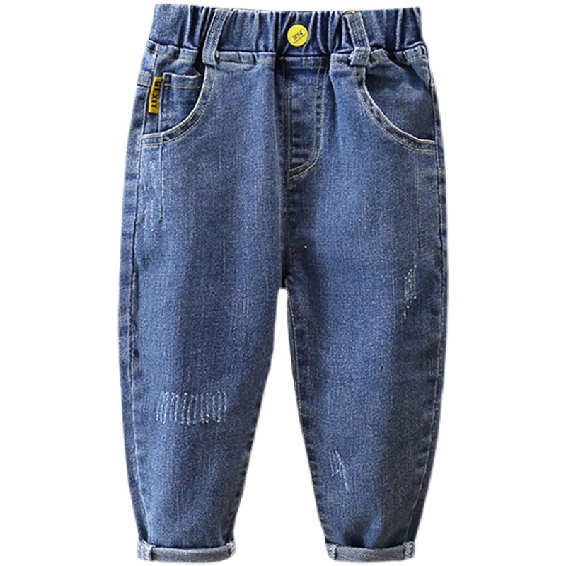 Nuevos estilos de moda de otoño y invierno para niños y niñas con jeans de terciopelo, pantalones casuales de terciopelo, pantalones de bebé, pantalones para niños