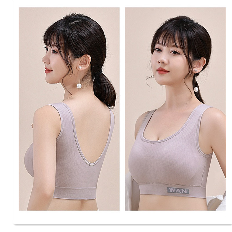 新型の美背下着の女性のスチールリングのない固定杯のベストスタイルのブラジャーが集まって垂れ下がることを防ぐヨガの運動は胸を拭きます。|undefined