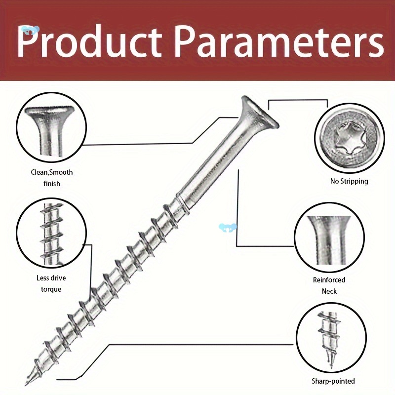 Stains Steel 304 Torx Wood Screws.#10 High Quality跨境