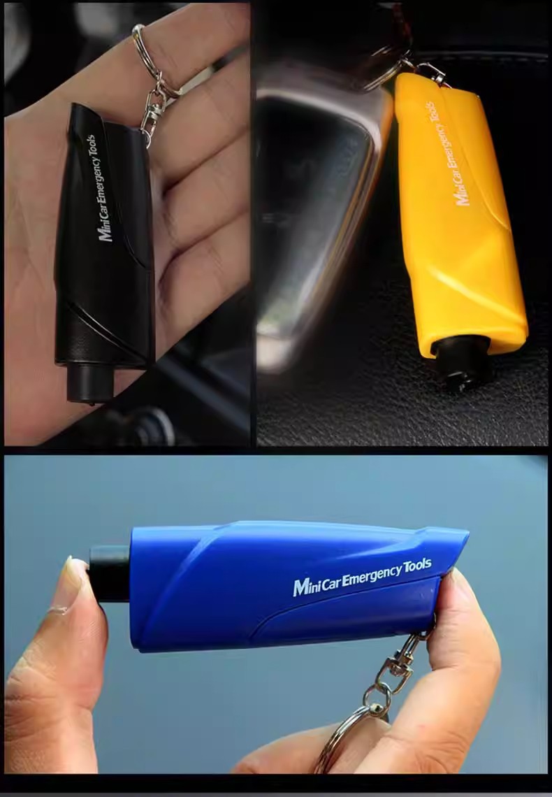 Car Safety Hammer, Mini Window Breaker, Seatbelt Cutter, Multifunctional Escape Hammer, Portable Car Emergency Kit