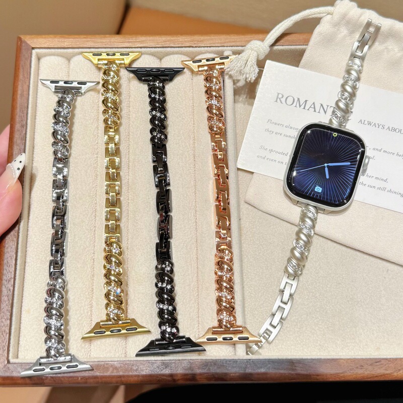 Suitable for Apple Watch 10 11, Chanel wrap-around bracelet, metal strap, Huawei 11 Fit5 GT6, Xiaomi wristband Suitable for Apple Watch 10 11, Chanel wrap-around bracelet, metal strap, Huawei 11 Fit5 GT6, Xiaomi wristband