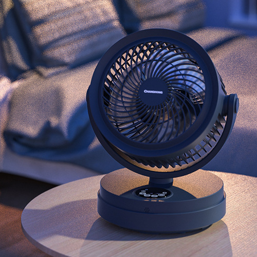 Air circulation fan turbine convection remote control timing desktop electric fan household desktop shaking head energy saving low noise