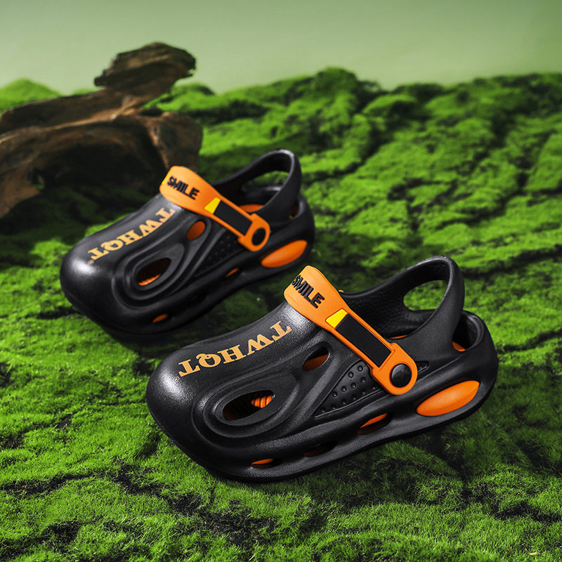 Zuecos de Playa con Orificios para Niños de EVA Antideslizante Ligero para Verano y Playa