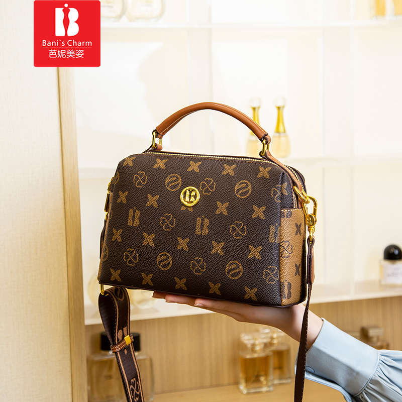 Bani meizi nuevo presbicia almohada bolsa doble cremallera bolso de gran capacidad bolsa de mensajero para las mujeres [en stock generación]