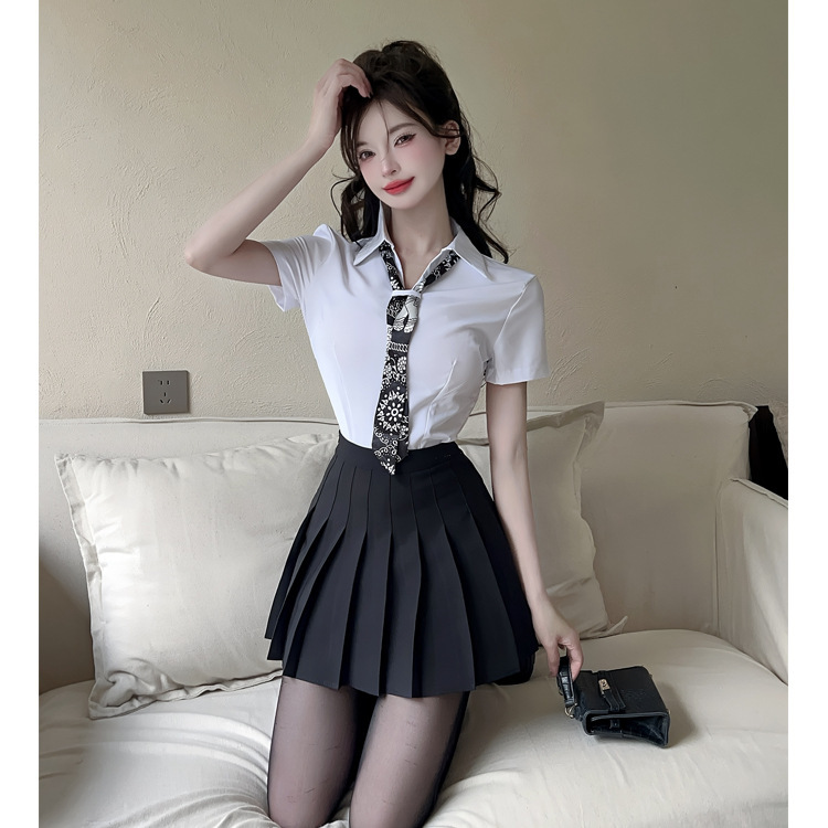 美容院酒店前台工作服空姐制服短袖两件套高端职业气质女套装包裙|undefined