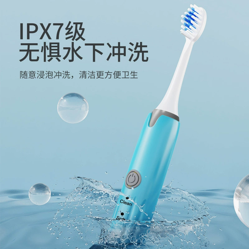 Soft Sonic Automatic Toothbrush, Vibration Cleansing, USB Rechargeable and Battery Models, 1–3 Brush Heads