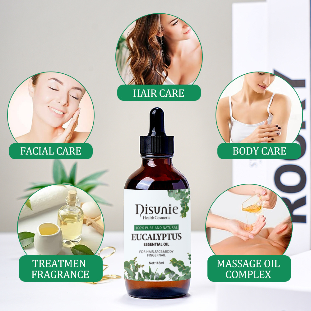 Pflanze Eukalyptus Disunie118ml Duftkörper Mehrzweck-ätherisches Öl, komplette Box_voghion.com