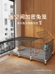 Rabbit Cage Rabbit Cage Large Household Cheap Encrypted Pet Rabbit Cage Guinea Pig Pet Cage