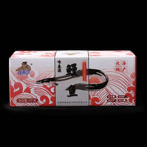 Eel shreds, spicy honey sauce, North Sea specialty seafood, ready-to-eat spicy dried fish snacks, whole box of ten pounds, wholesale delivery